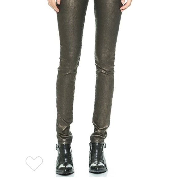 Joe’s Jeans 'The Skinny' Metallic Coated Jeans - Picture 2 of 9